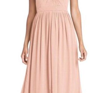Jenny Yoo Aidan Blush Bridesmaid Dress Size 6